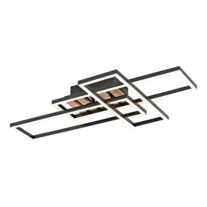 JUST LIGHT. 14051-79 - LED plafonsko svetlo AKUSTIKA LED/20,5W/230V hrast/crna