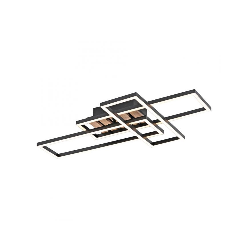JUST LIGHT. 14051-79 - LED plafonsko svetlo AKUSTIKA LED/20,5W/230V hrast/crna