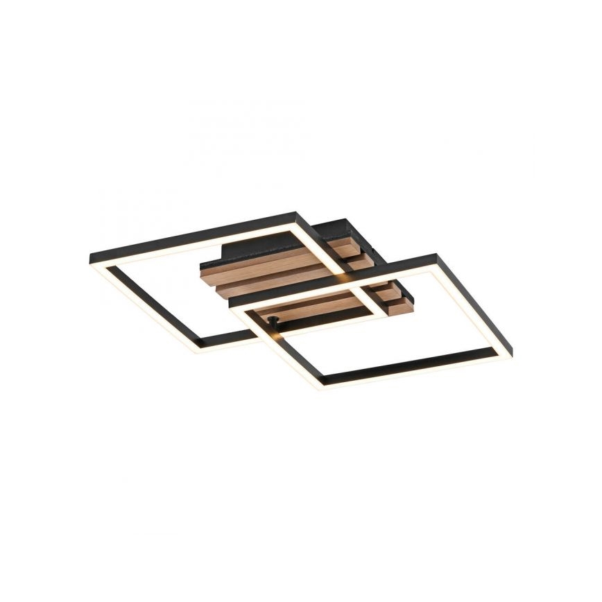 JUST LIGHT. 14053-79 - LED plafonsko svetlo AKUSTIKA LED/15W/230V hrast/crna