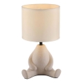JUST LIGHT. 14190-39 - Stona lampa TED 1xE27/25W/230V bež