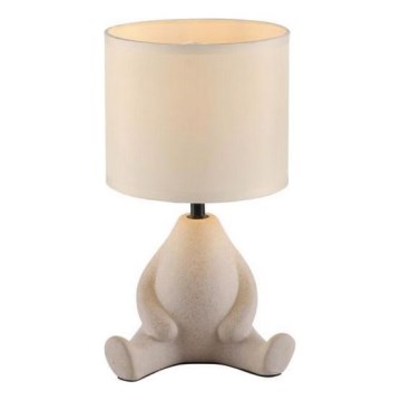 JUST LIGHT. 14190-39 - Stona lampa TED 1xE27/25W/230V bež