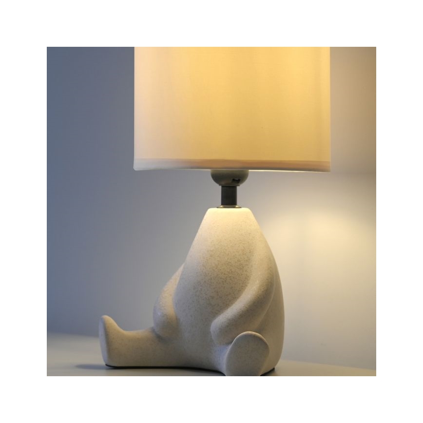 JUST LIGHT. 14190-39 - Stona lampa TED 1xE27/25W/230V bež