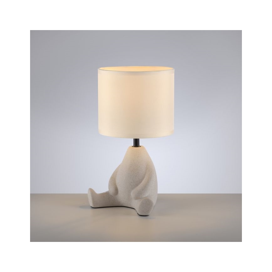 JUST LIGHT. 14190-39 - Stona lampa TED 1xE27/25W/230V bež