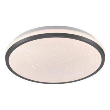 JUST LIGHT. 14293-18 - LED prigušiva stropna svetiljka KYLE LED/10W/230V pr. 28 cm crna