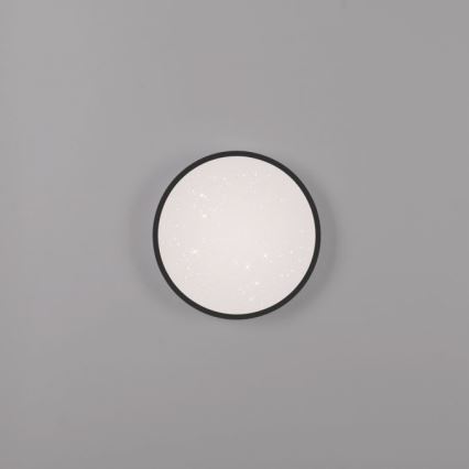 JUST LIGHT. 14293-18 - LED prigušiva stropna svetiljka KYLE LED/10W/230V pr. 28 cm crna