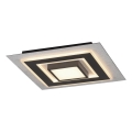 JUST LIGHT. 14439-21 - LED plafonsko svetlo CICHIO LED/18,5W/230V + LED/9W 40x40 cm crna
