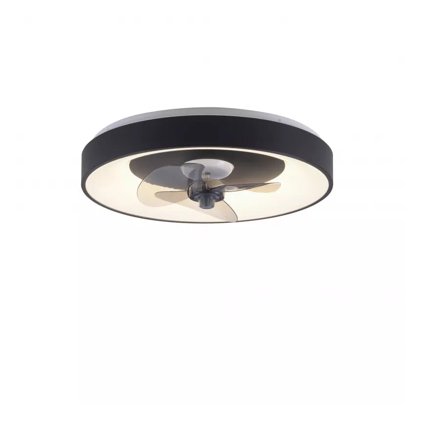 JUST LIGHT. 14644-18 - LED prigušiva plafonska svetiljka sa ventilatorom VENIKA LED/36W/230V pr. 48,6 cm 2700-5000K + daljinski upravljač