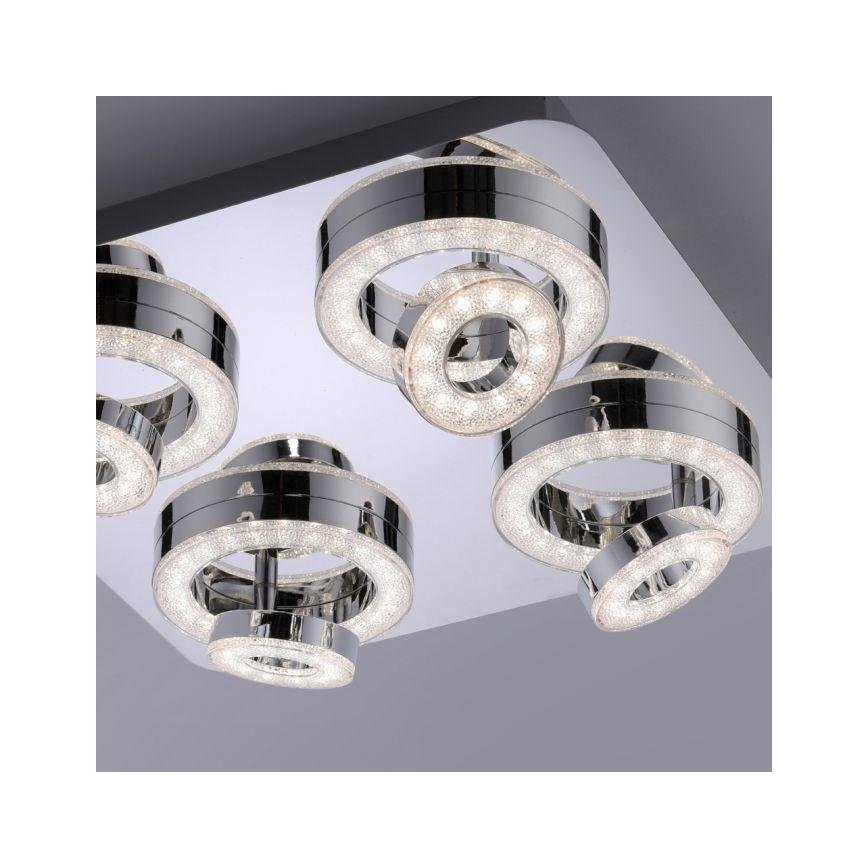 JUST LIGHT. 14662-17 - LED RGBW prigušiva ugradna spot svetiljka TIM LOLASMART 4xLED/5,9/230V 2700-5000K + daljinski upravljač