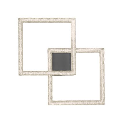 JUST LIGHT. 14732-18 - LED plafonjera GLITRA LED/17,5W/230V 37,6x37,6 cm crna