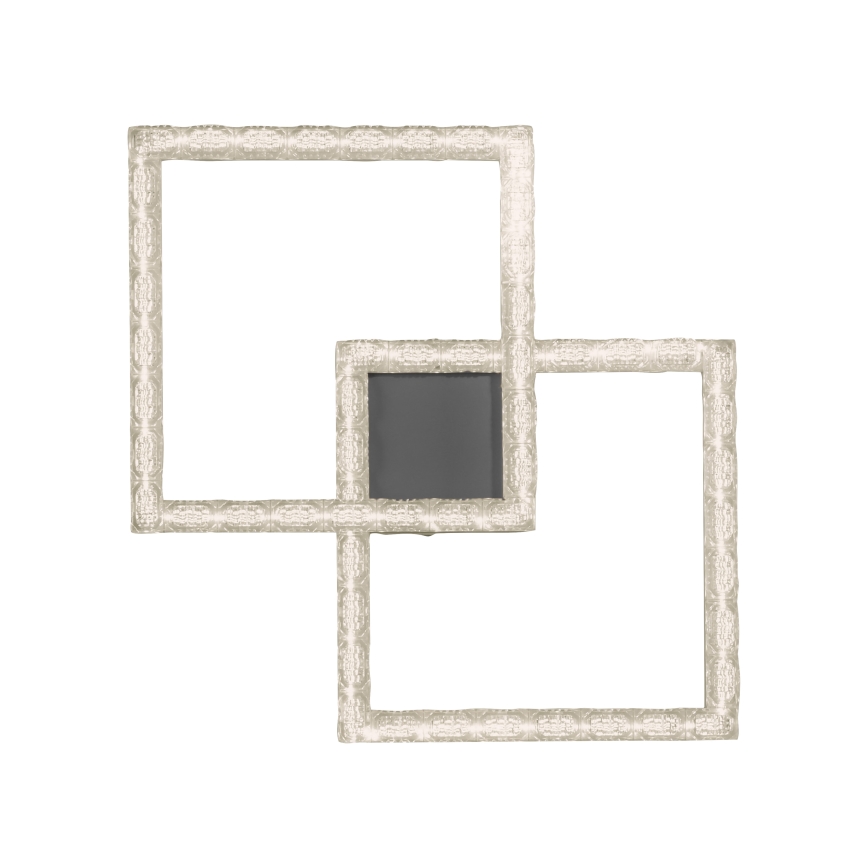 JUST LIGHT. 14732-18 - LED plafonjera GLITRA LED/17,5W/230V 37,6x37,6 cm crna