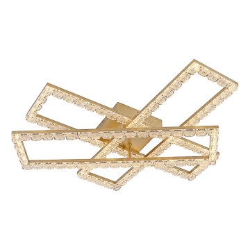 JUST LIGHT. 14733-60 - LED plafonska svetiljka GLITRA LED/35W/230V 57,25x72,05 cm zlatna