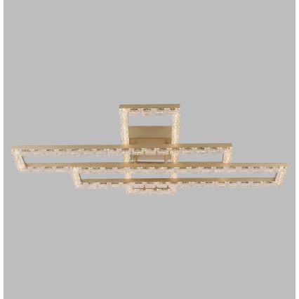 JUST LIGHT. 14733-60 - LED plafonska svetiljka GLITRA LED/35W/230V 57,25x72,05 cm zlatna