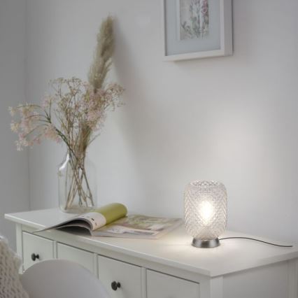 JUST LIGHT. 14906-55 - Stona lampa REISHI 1xE27/40W/230V matni hrom