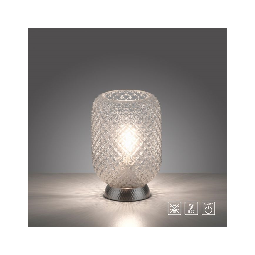 JUST LIGHT. 14906-55 - Stona lampa REISHI 1xE27/40W/230V matni hrom