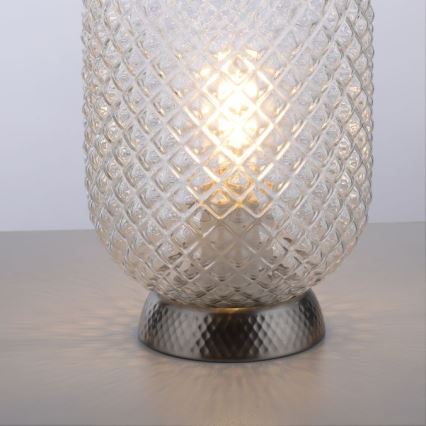JUST LIGHT. 14906-55 - Stona lampa REISHI 1xE27/40W/230V matni hrom