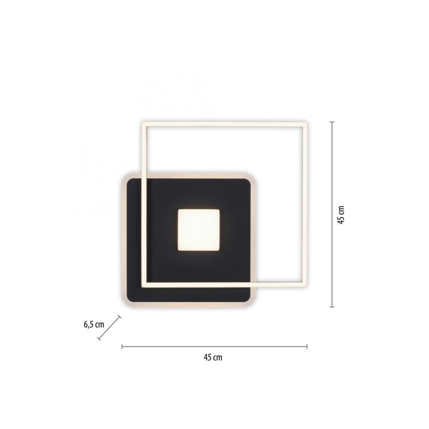 JUST LIGHT. 15045-18 - LED prigušiva plafonska svetiljka DOMINO LED/26W/230V