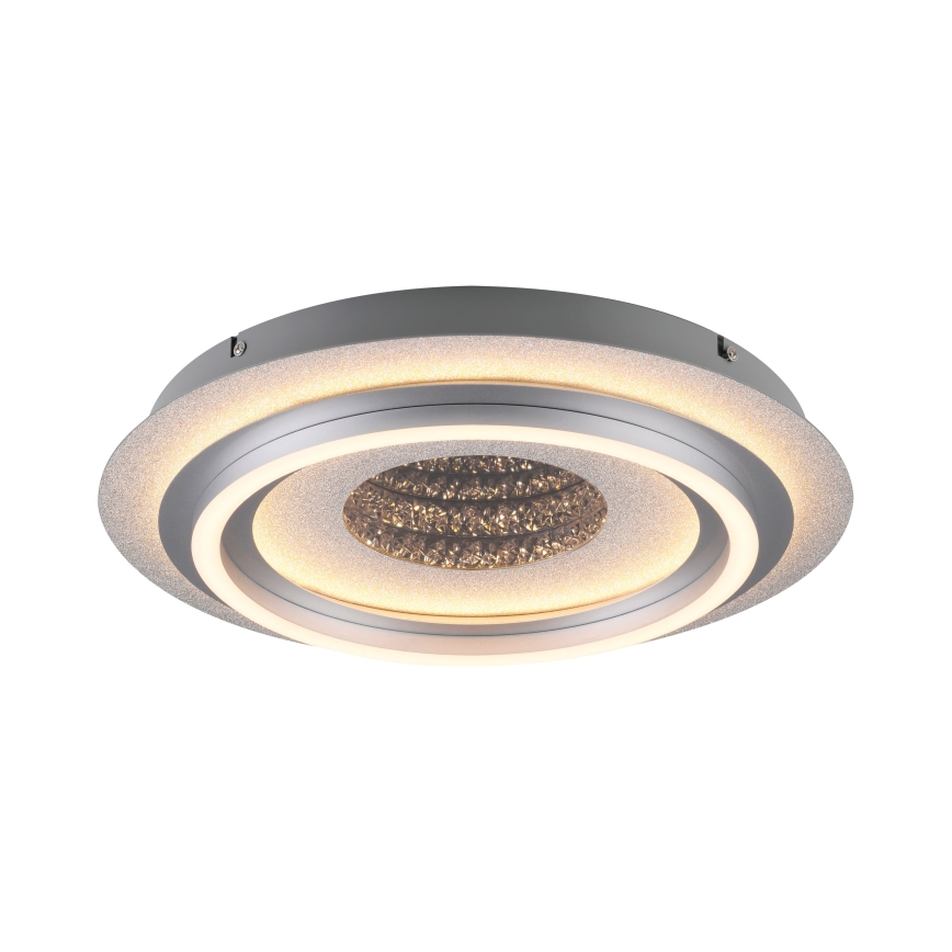 JUST LIGHT. 15089-21 - LED stropna svetiljka CICHIO LED/36W/230V Ø 40 cm matni hrom