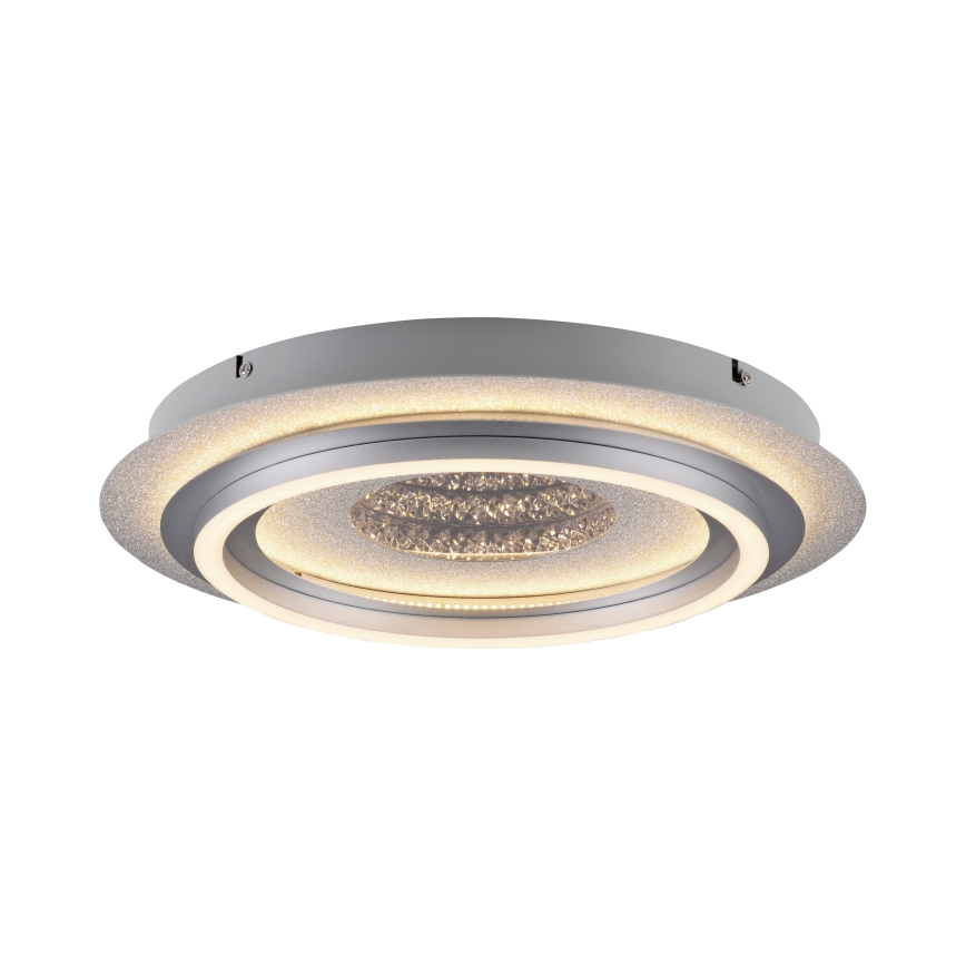 JUST LIGHT. 15089-21 - LED stropna svetiljka CICHIO LED/36W/230V Ø 40 cm matni hrom