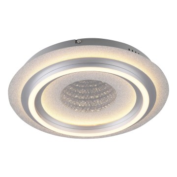 JUST LIGHT. 15089-21 - LED stropna svetiljka CICHIO LED/36W/230V Ø 40 cm matni hrom