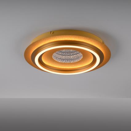 JUST LIGHT. 15089-60 - LED plafonsko svetlo CICHIO LED/36W/230V prečnik 40 cm zlatno