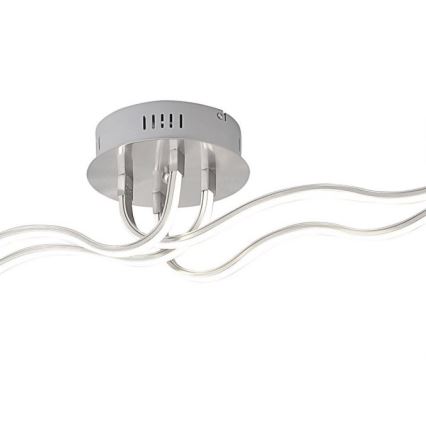 JUST LIGHT. 15126-55 - LED Plafonski luster WAVE LED/29,4W/230V mat hrom