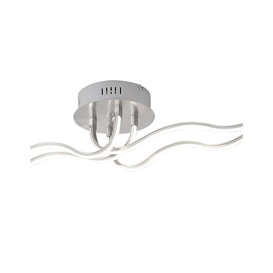JUST LIGHT. 15126-55 - LED Plafonski luster WAVE LED/29,4W/230V mat hrom