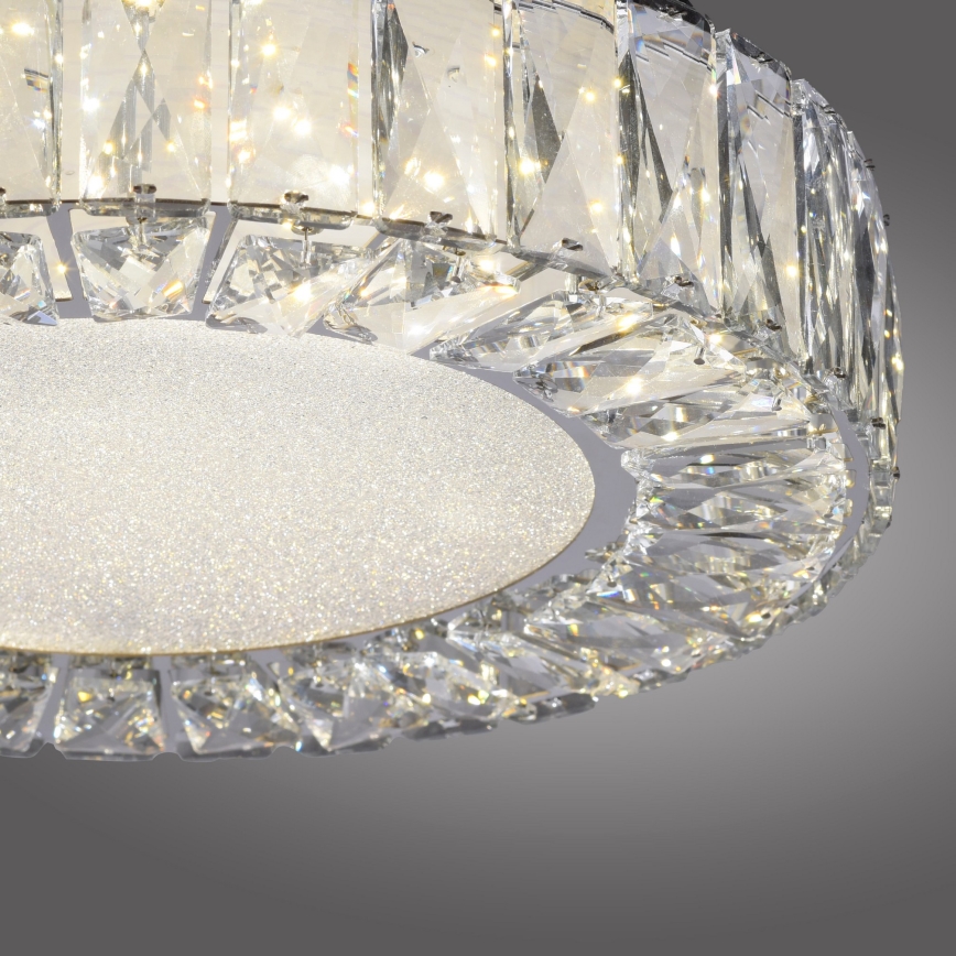 JUST LIGHT. 15221-17 - LED plafonsko svetlo KULUNKA LED/32W/230V prečnik 37 cm sjajni hrom