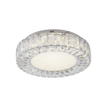 JUST LIGHT. 15221-17 - LED plafonsko svetlo KULUNKA LED/32W/230V prečnik 37 cm sjajni hrom