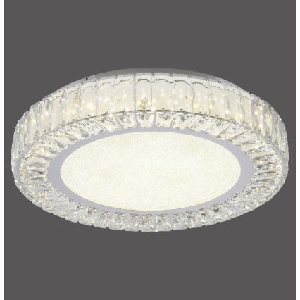 JUST LIGHT. 15222-17 - LED plafonsko svetlo KULUNKA LED/46W/230V prečnika 50 cm sjajni hrom