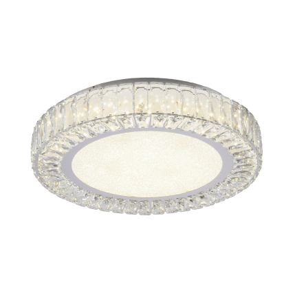 JUST LIGHT. 15222-17 - LED plafonsko svetlo KULUNKA LED/46W/230V prečnika 50 cm sjajni hrom