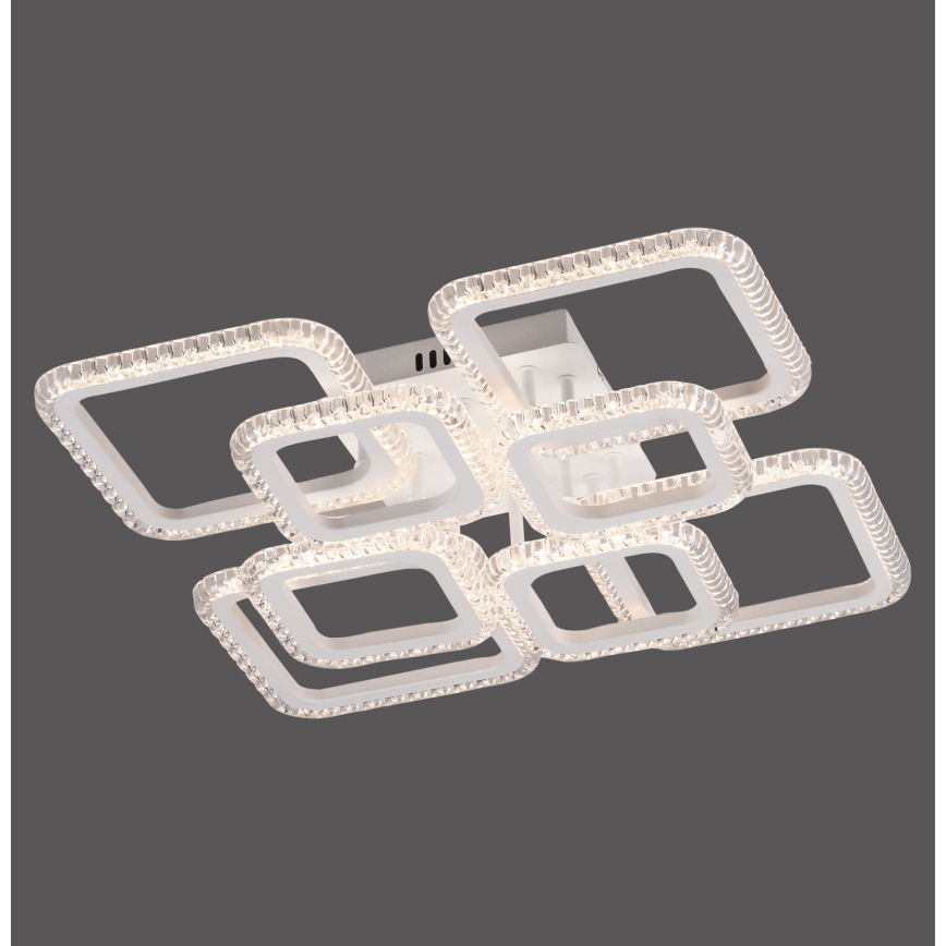 JUST LIGHT. 15269-16 - LED plafonska svetiljka CRYSTALLO LED/43,5W/230V 49x49 cm bela