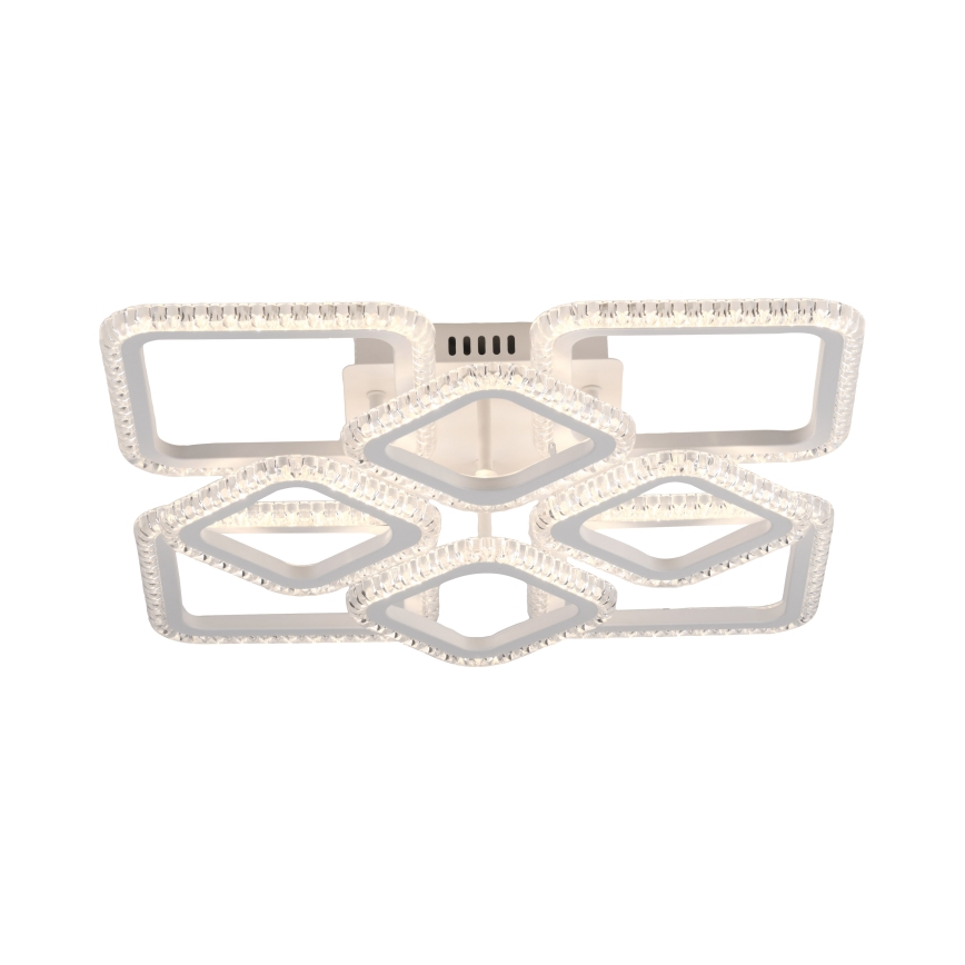 JUST LIGHT. 15269-16 - LED plafonska svetiljka CRYSTALLO LED/43,5W/230V 49x49 cm bela