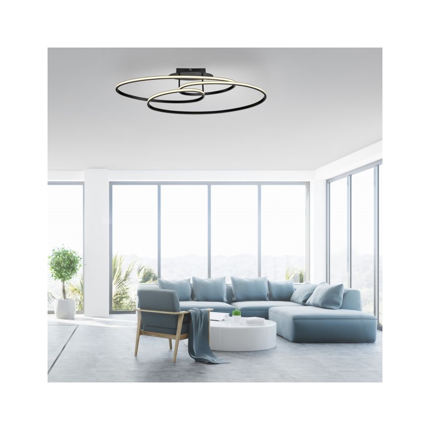 JUST LIGHT. 15321-18 - LED stropno svetlo LUMACA LED/33W/230V crna