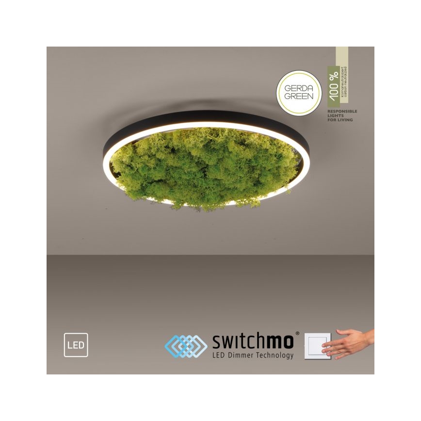JUST LIGHT. 15391-66 - LED prigušiva stropna svetiljka GREEN RITU LED/20W/230V