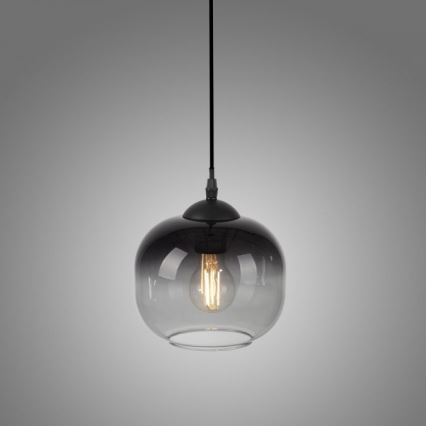 JUST LIGHT. 15420-18 - Luster na sajli ZEA 1xE27/25W/230V crni