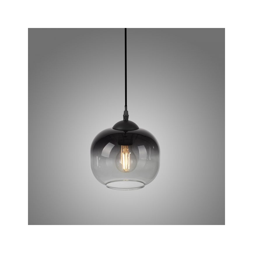JUST LIGHT. 15420-18 - Luster na sajli ZEA 1xE27/25W/230V crni