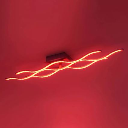 SAMO SVETLO. 16266-55 - LED RGB prigušiva stropna svetiljka LOLA WAVE LED/30W/230V 2700-5000K + daljinski upravljač