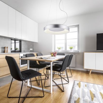 JUST LIGHT. 17075-21 - LED luster sa prigušiva na sajli KETO ANIKA LED/26,5W/230V 2700-5000K + daljinski upravljač