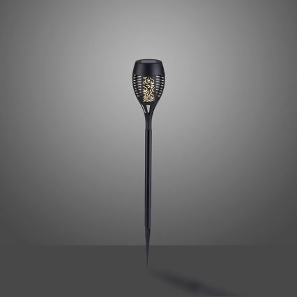 JUST LIGHT. 19106-18-3 - Komplet od 3 LED solarna svetla FACKEL LED/0,24W/1,2V 200 mAh IP44 crna