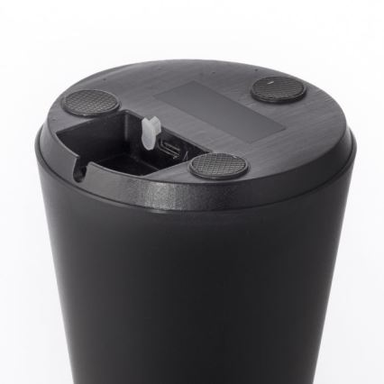 JUST LIGHT. 19260-18 - LED prigušiva spoljna lampa na dodir ABERA LED/3W/3,7V 2000 mAh USB IP54 crna