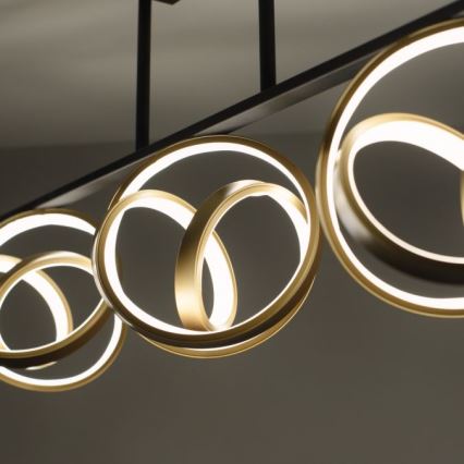JUST LIGHT. 6245-18 - LED prigušiva plafonska lampa LOOP 3xLED/11W/230V 2700-5000K + daljinski upravljač