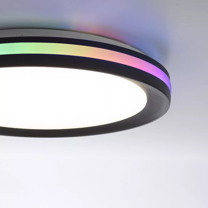 JUST LIGHT. 7509018 - LED RGBW prigušiva plafonska svetiljka GANGES LED/24W/230V 2700-5000K + daljinski upravljač