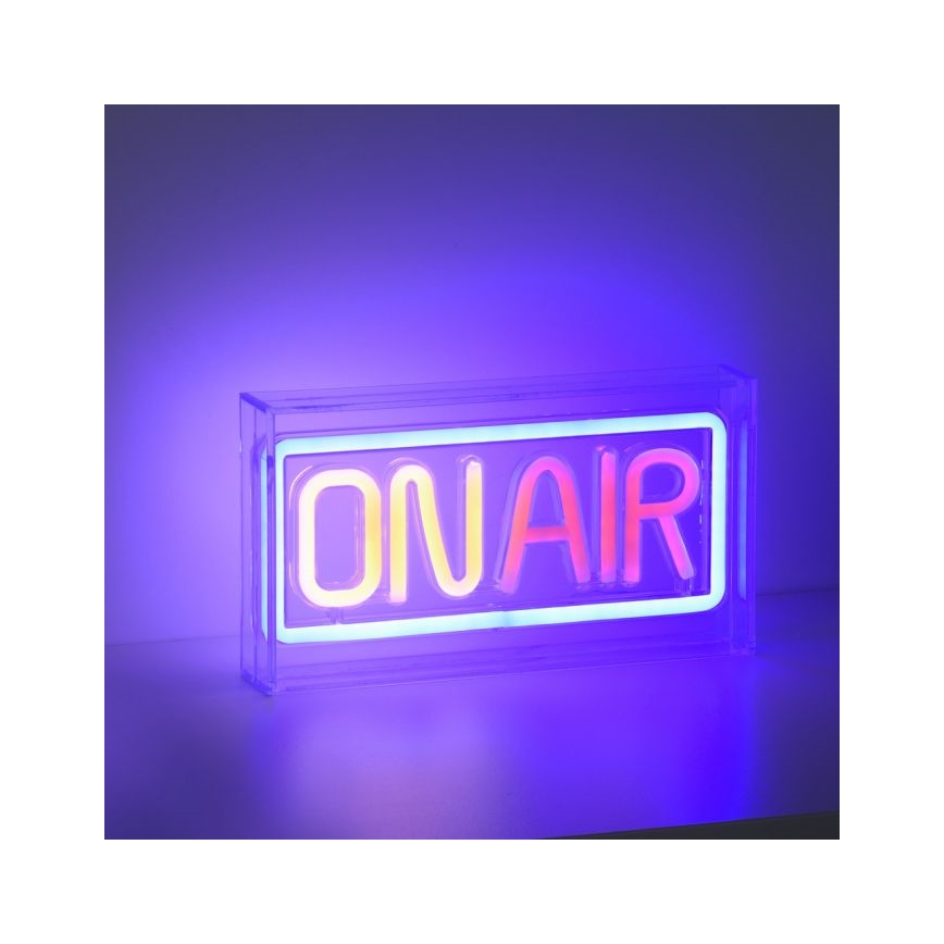 JUST LIGHT. 85013-70 - LED neonska stona dekoracija NEON LED/4W/5V On Air