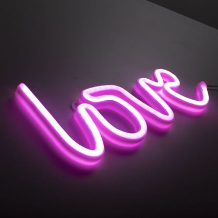 JUST LIGHT. 85021-87 - LED neonska zidna dekoracija NEON LED/6,5W/5V Ljubav