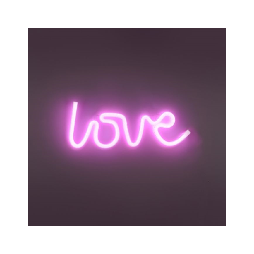 JUST LIGHT. 85021-87 - LED neonska zidna dekoracija NEON LED/6,5W/5V Ljubav