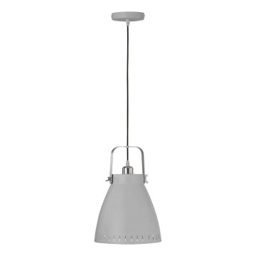 JUST LIGHT. L11160-16 - Luster na sajli EVA 1xE27/60W/230V pr. 26,5 siva