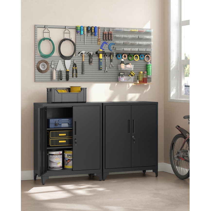 Kancelarijski ormar KAZE 80x40 cm crni