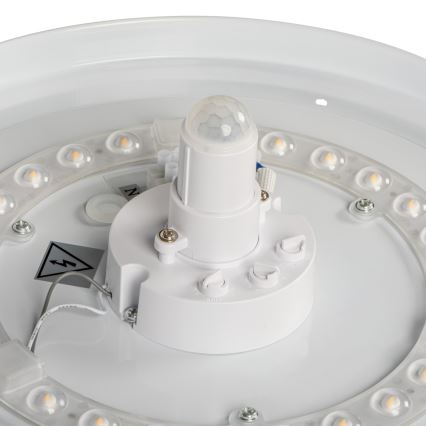 LED plafonsko svetlo sa senzorom pokreta i sumraka FOGLER LED/17W/230V prečnik 33 cm