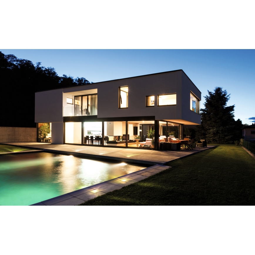 LED spoljašnja ugradna svetiljka za prilaze GORDO LED/1W/230V 9,5x9,5 cm IP67 nerđajući čelik