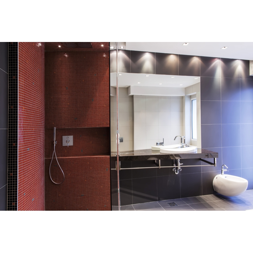 LED spoljna ugradna plafonska svetiljka IMBER LED/1W/12V 4000K, prečnik 3 cm, 40 lm, IP65, bela